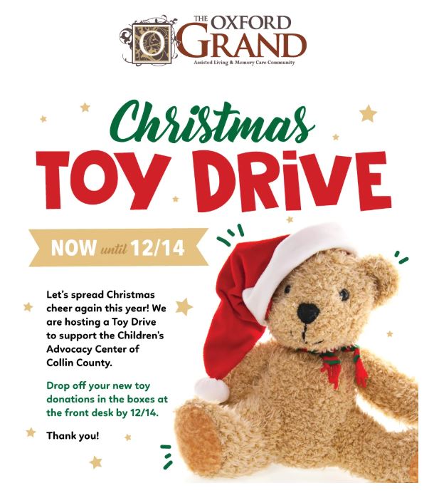 Christmas Toy Drive - The Oxford Grand